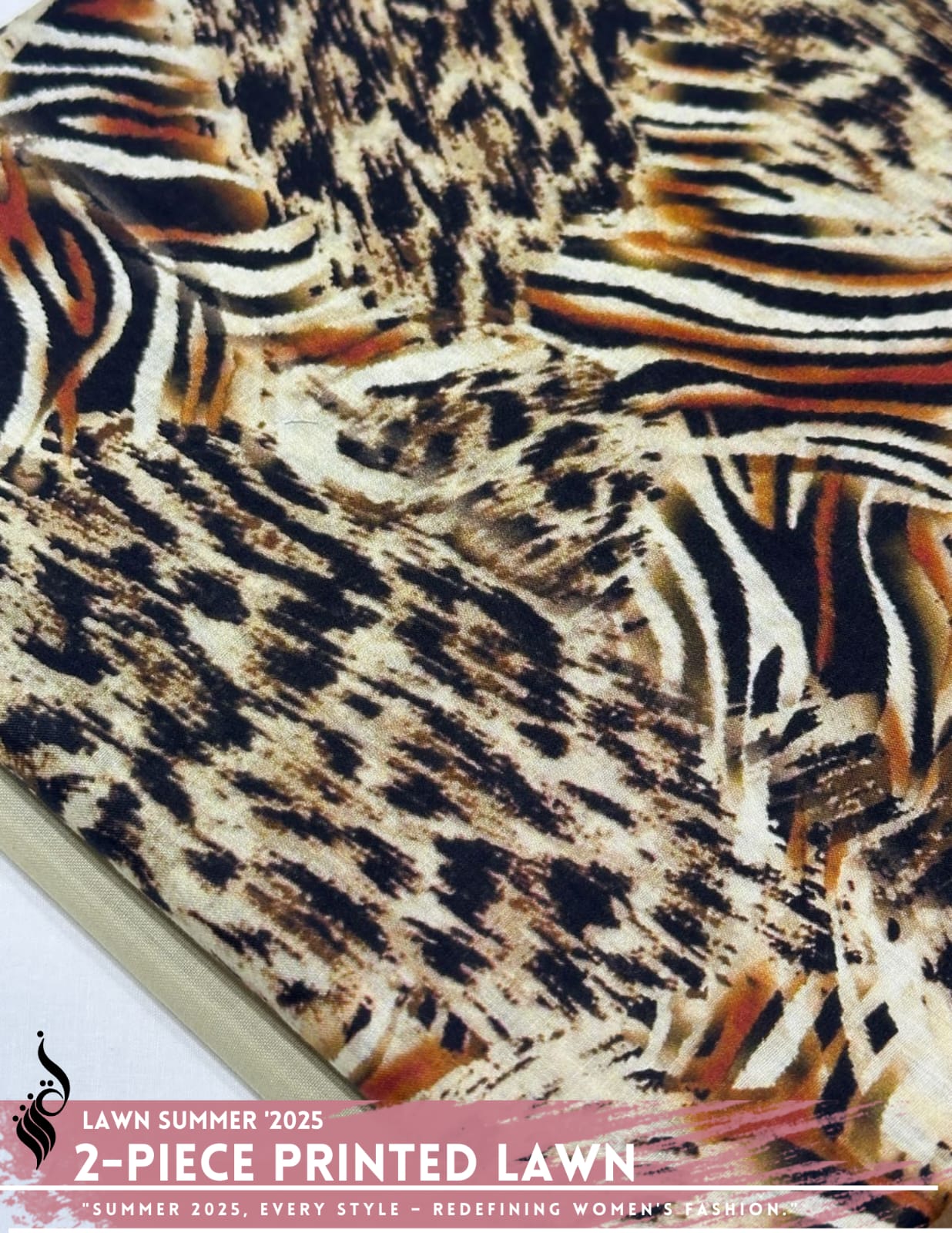 2 Piece All Over Printed Lawn