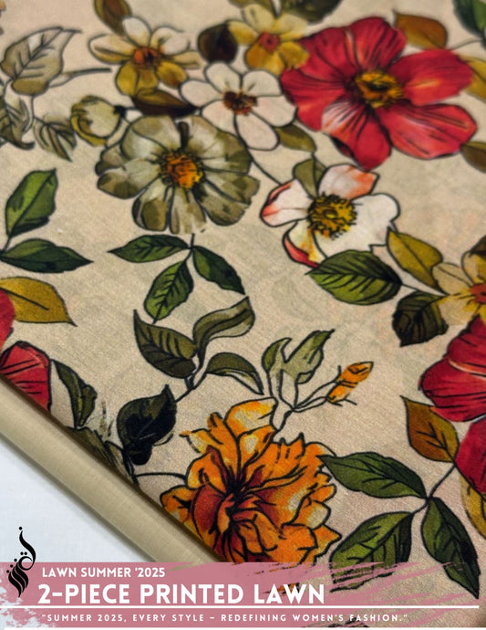 2 Piece All Over Printed Lawn