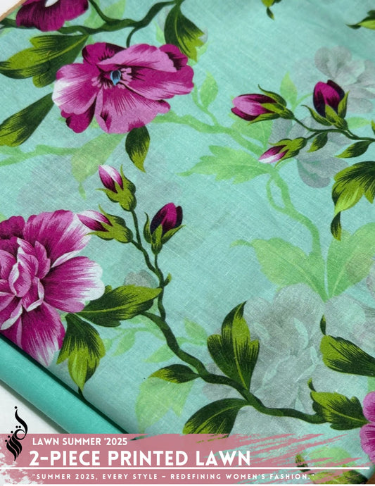 2 Piece All Over Printed Lawn