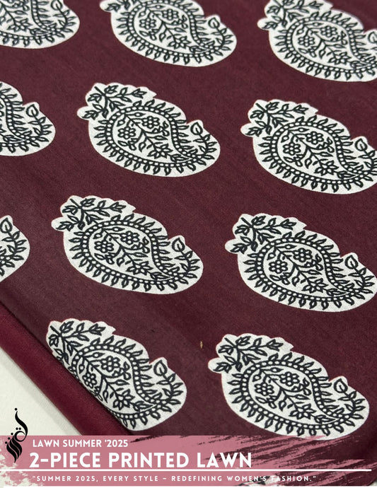 2 Piece All Over Printed Lawn