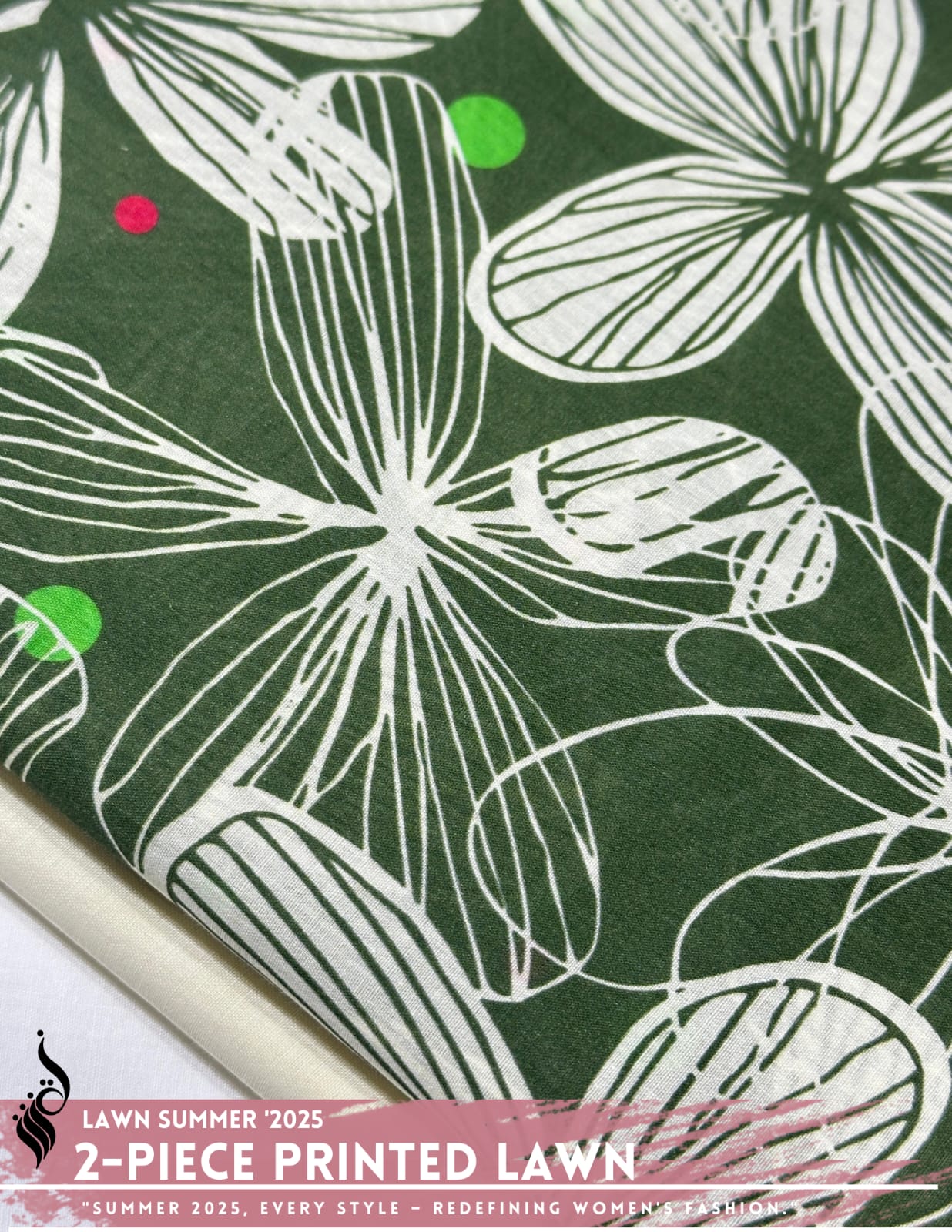 2 Piece All Over Printed Lawn