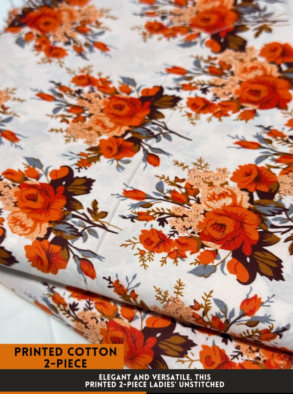 2PC Printed All-Over Cotton ( SUMMER )