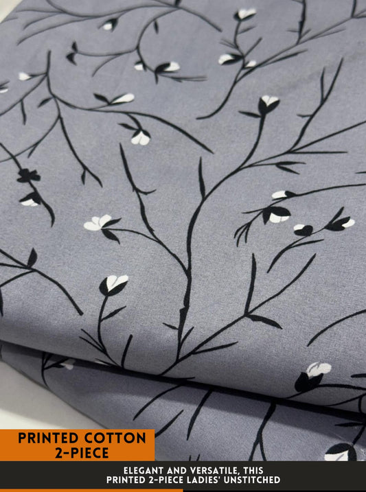2PC Printed All-Over Cotton ( SUMMER )