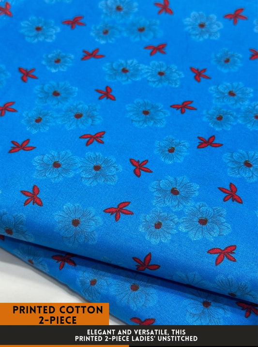 2PC Printed All-Over Cotton ( SUMMER )