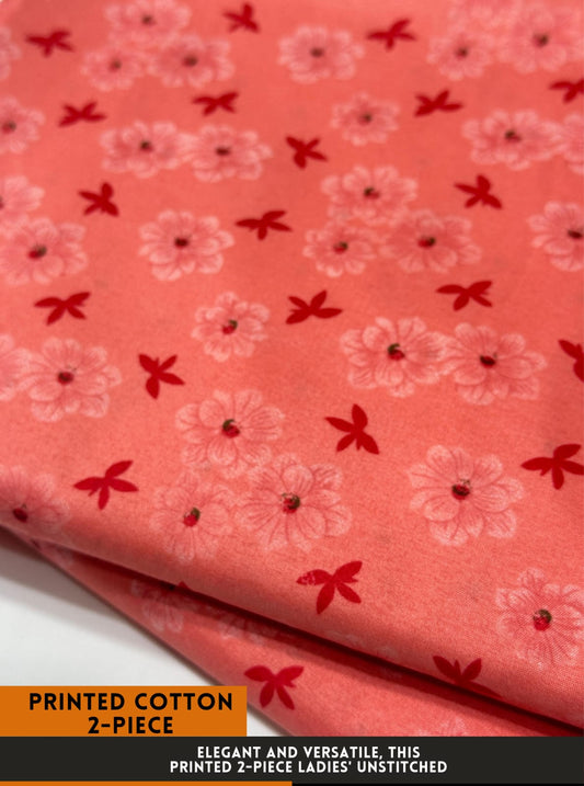 2PC Printed All-Over Cotton ( SUMMER )
