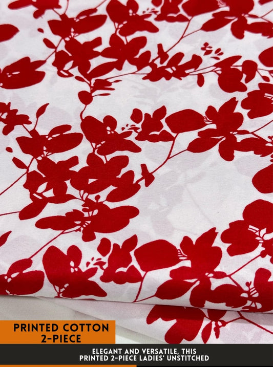 2PC Printed All-Over Cotton ( SUMMER )