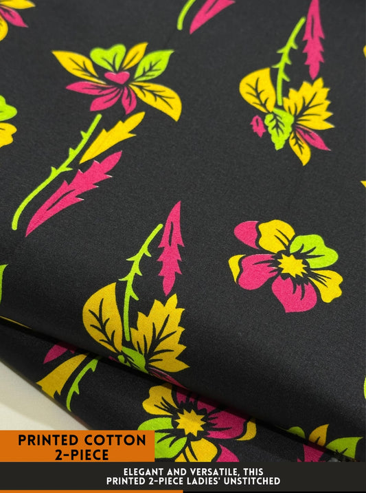 2PC Printed All-Over Cotton ( SUMMER )