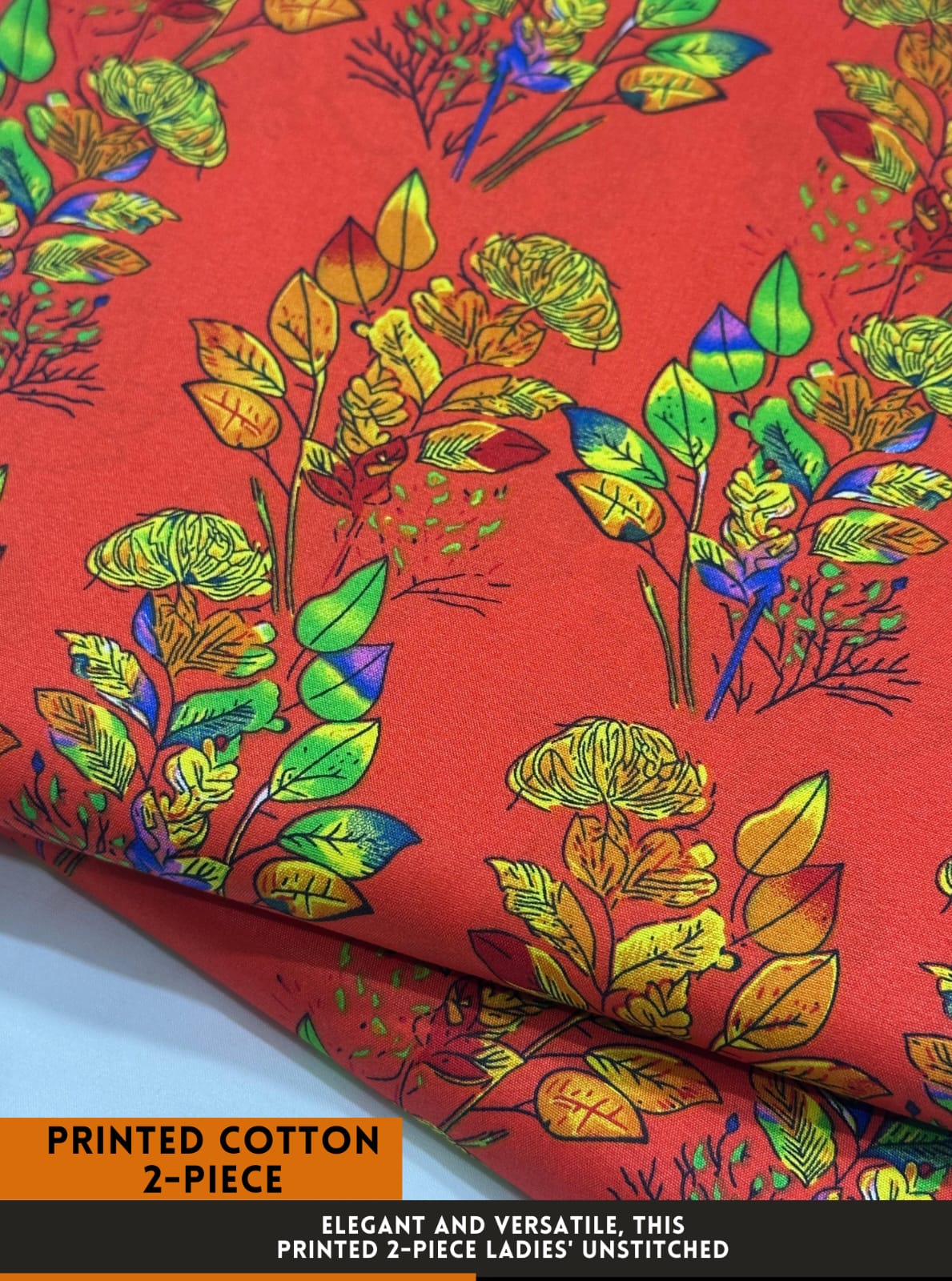 2PC Printed All-Over Cotton ( SUMMER )
