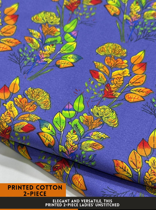 2PC Printed All-Over Cotton ( SUMMER )
