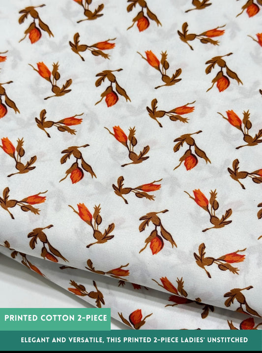 2PC Printed All-Over Cotton ( SUMMER )