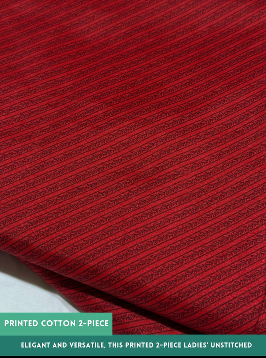 2PC Printed All-Over Cotton ( SUMMER )
